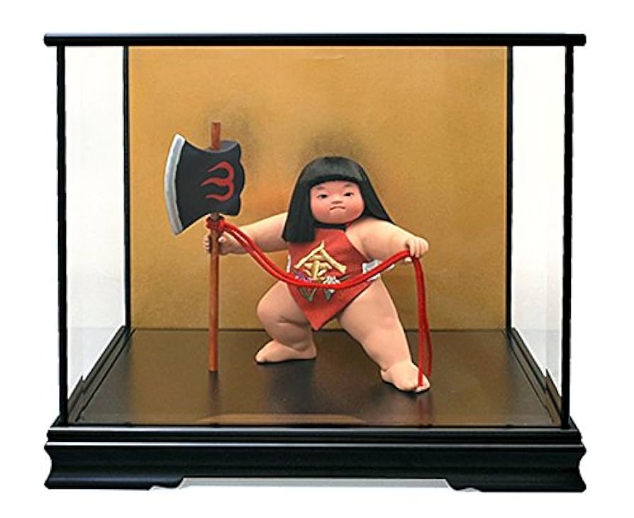 Amazon | 五月人形 幸一光 松崎人形 金太郎 武者人形 ケース飾り